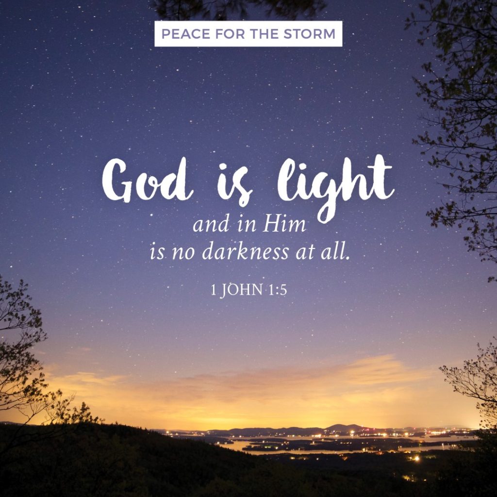 God Is Light Peace For The Storm